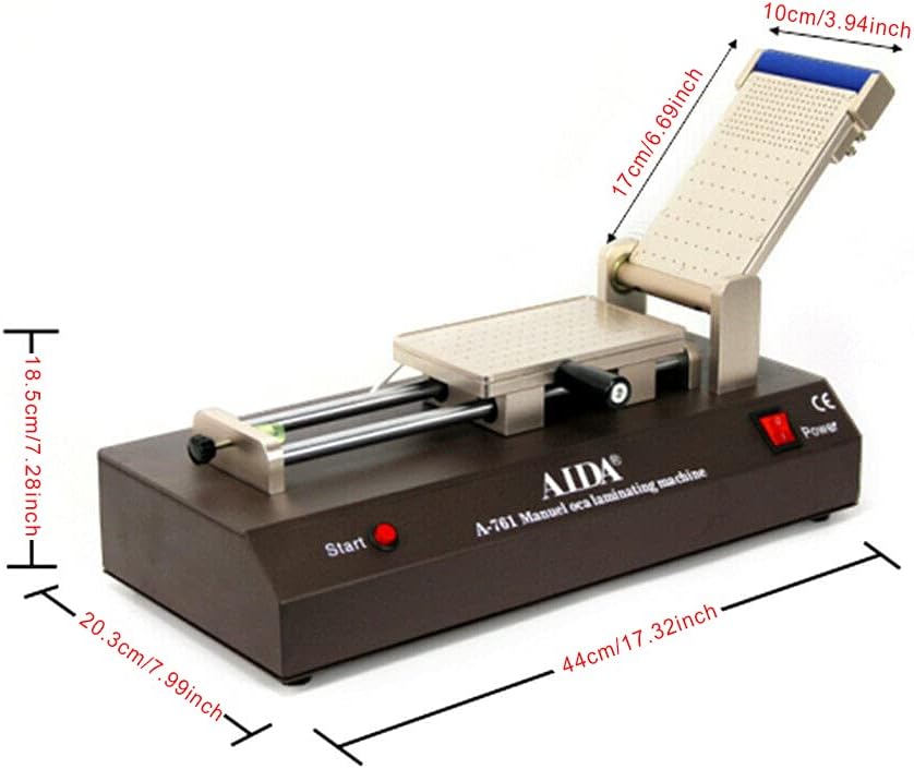 Automatic LCD Touch Screen Film OCA Laminator Equipment with Built-in Vacuum Pump 400w O2272