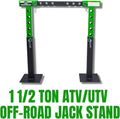 1.5 Ton ATV UTV Jack Stands with Rack Bar Saddle V312