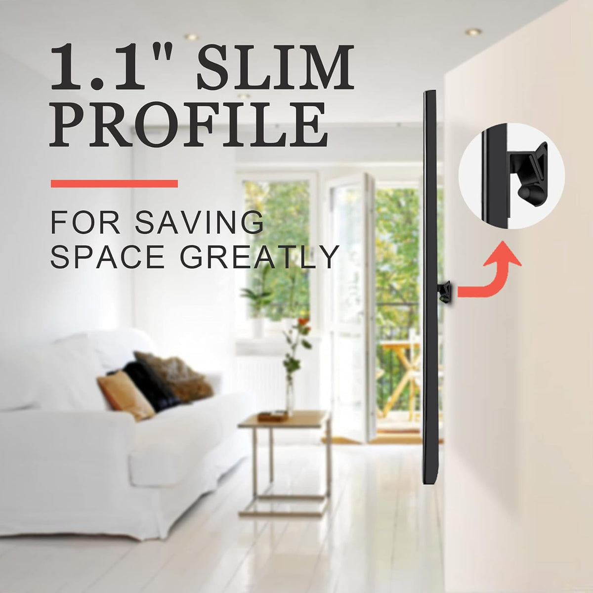 TV Wall Mount, 32-75 inch, VESA 100x100 to 600x400 N390167