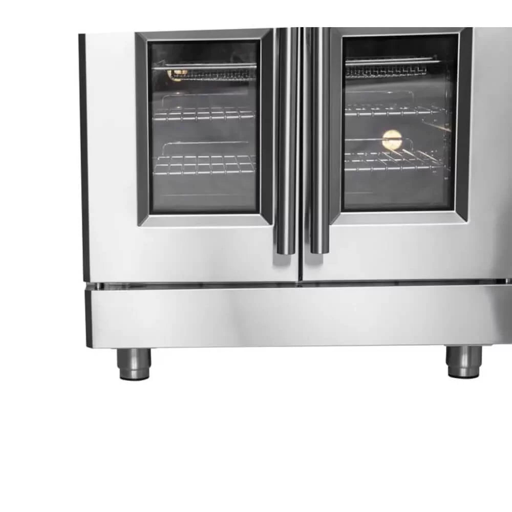 Stainless Steel Freestanding French Door Gas Range Q70228