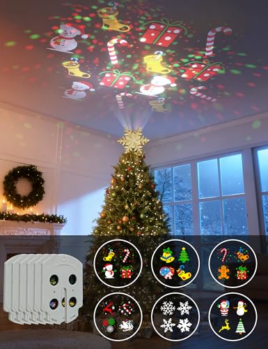 Christmas Tree Topper Lighted Silver Snowflake G28786