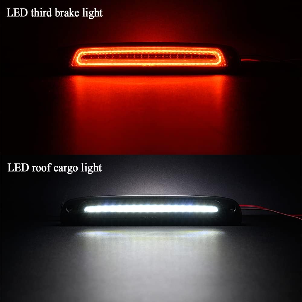 Red/white LED 3rd Brake Light with Strobe Feature E886596