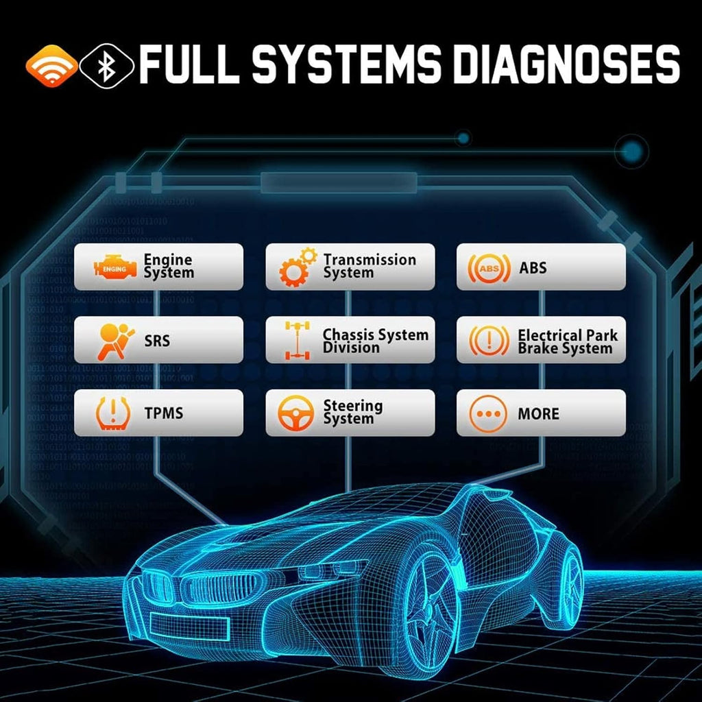 2022 Autel Scanner MaxiCOM MK808TS, Combination of Autel MK808BT and TS608, OE-Level TPMS Scan Tool with 28+ Service Functions, All Systems Diagnoses, Activate/Program/Relearn TPMS Sensors U966