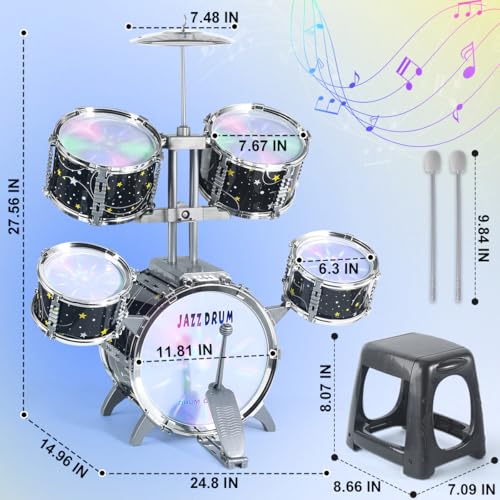 Upgraded Jazz Drum Set for Toddlers X787