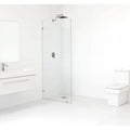 Frameless Shower Door, Brushed Nickel W571