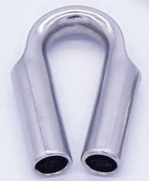 316 Stainless Steel Wire Rope Tube Thimble (12mm, 100-Pack) K683