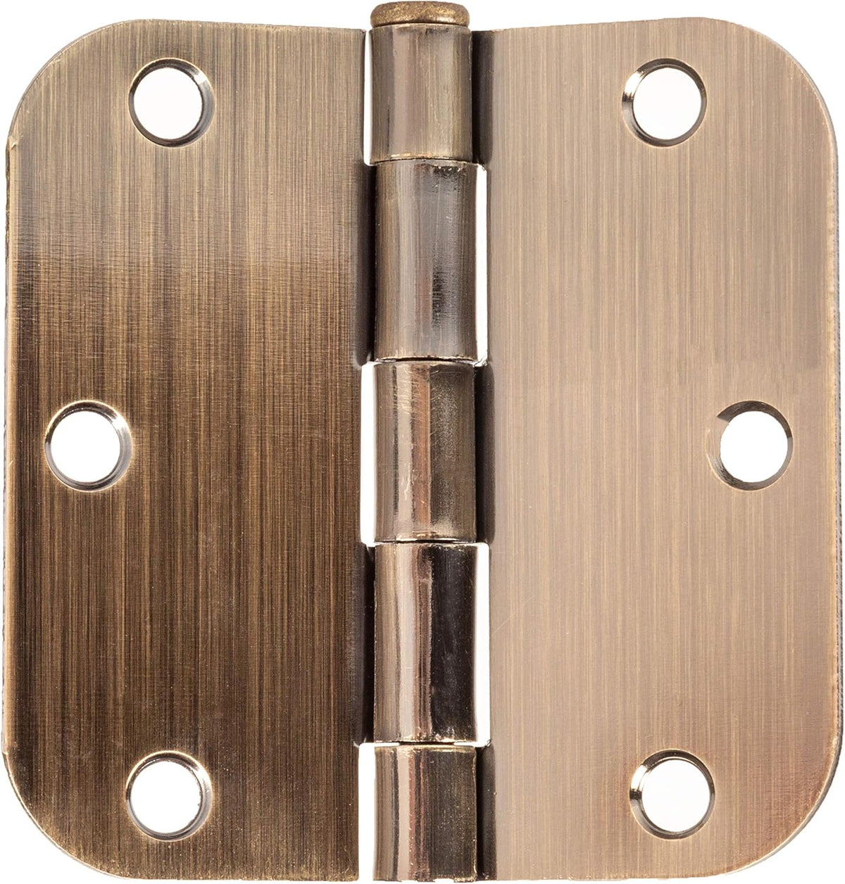 48 Pack Black Flat Interior Door Hinges 3.5 x 3.5 Inch 5/8 Radius Corners R723