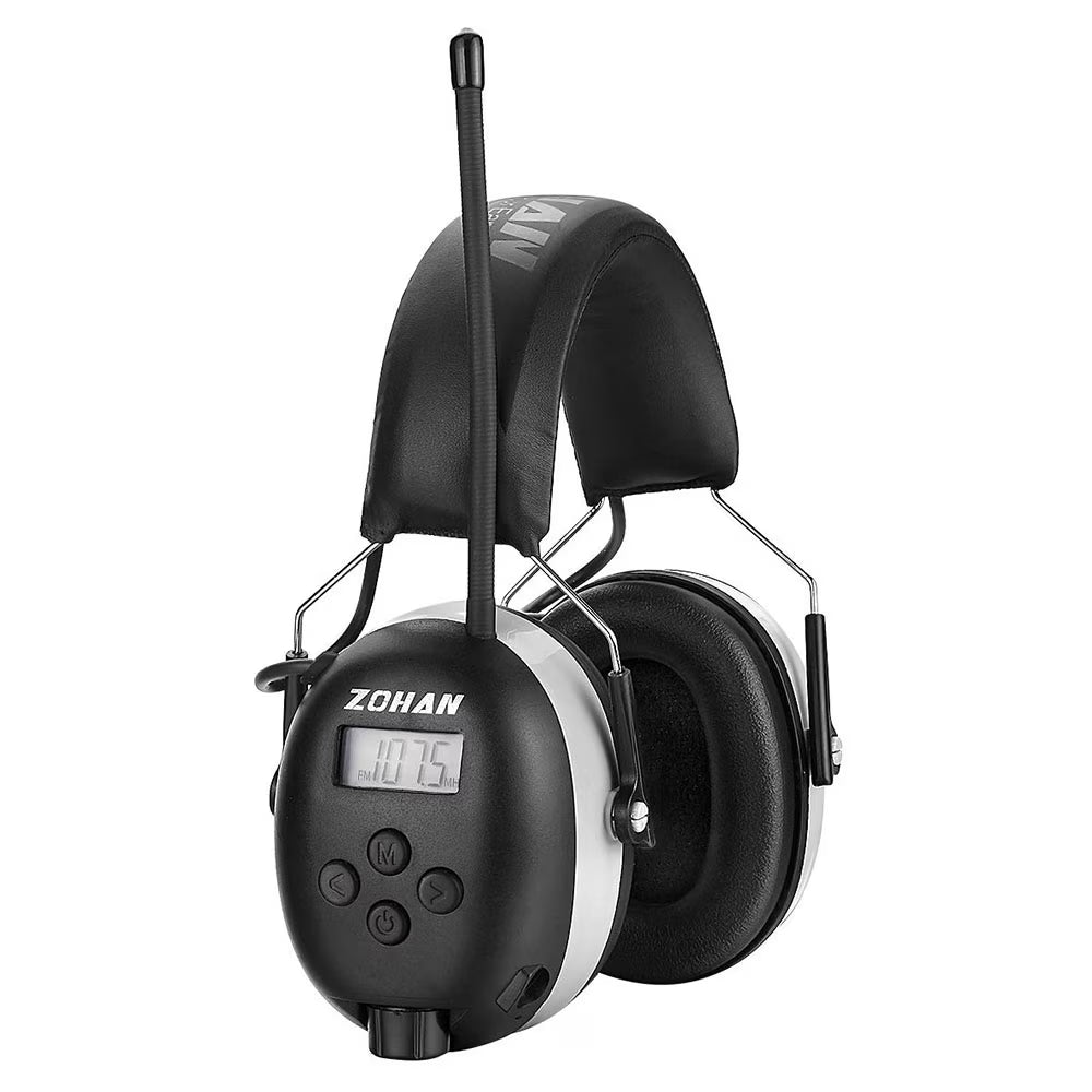 AM/FM Radio Headphone with Digital Display, Noise Reduction Earmuffs K831471