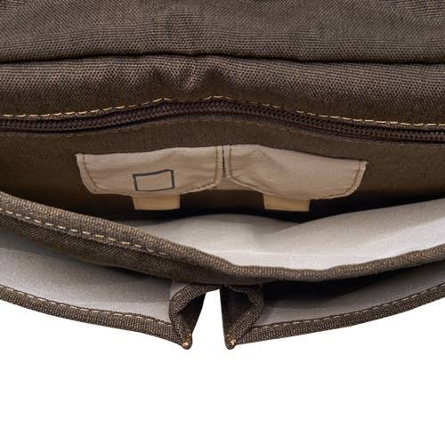 Hazelnut Brown Courier Bag H437
