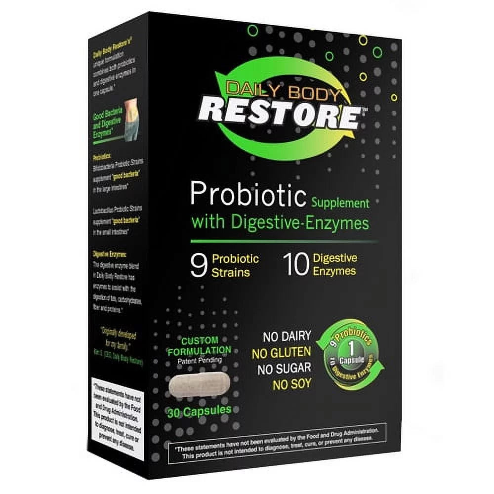 Probiotic With Digestive Enzymes Capsules 6 Pack K86201