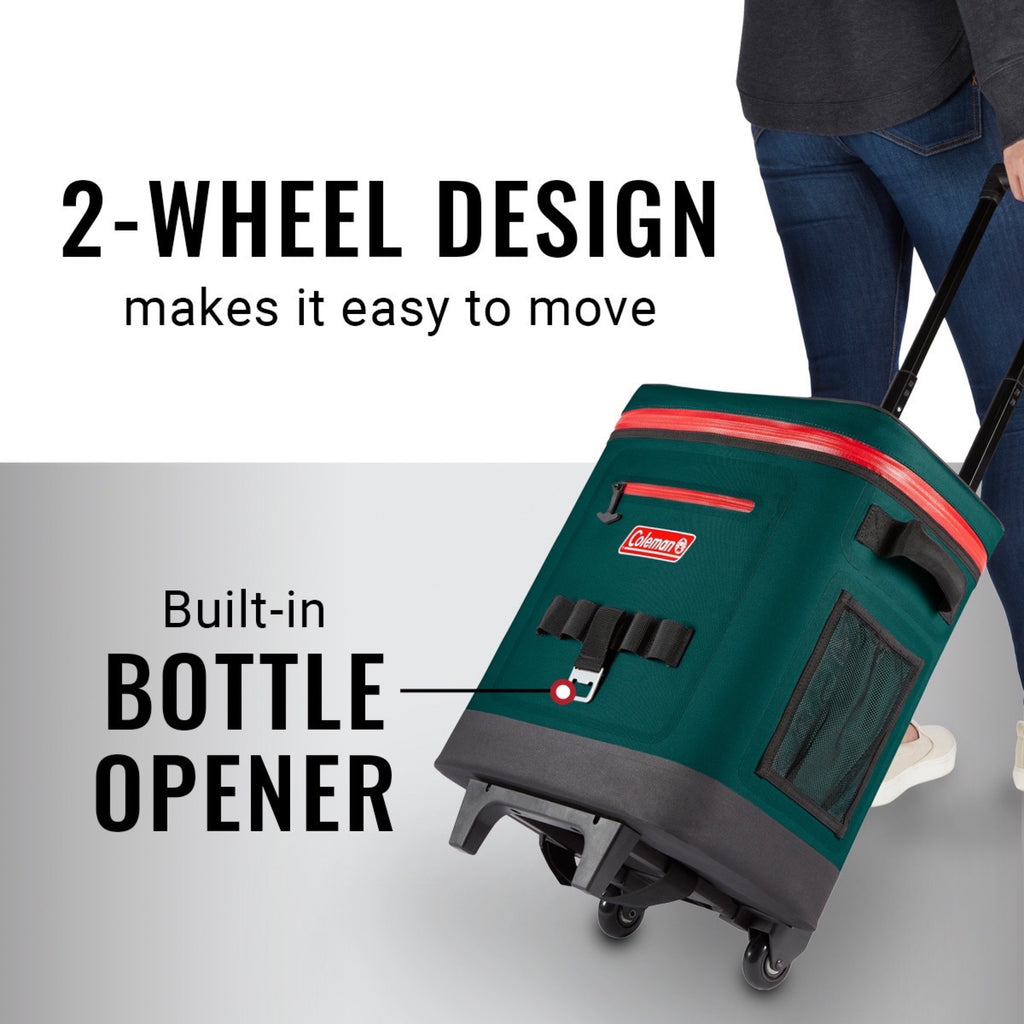 Coleman 42-Can Soft-Sided Wheeled Cooler J285