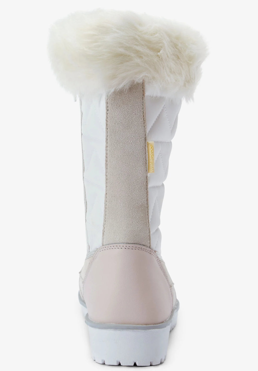 Tan Beige Waterproof Fleece Lining Winter Snow Boots N211