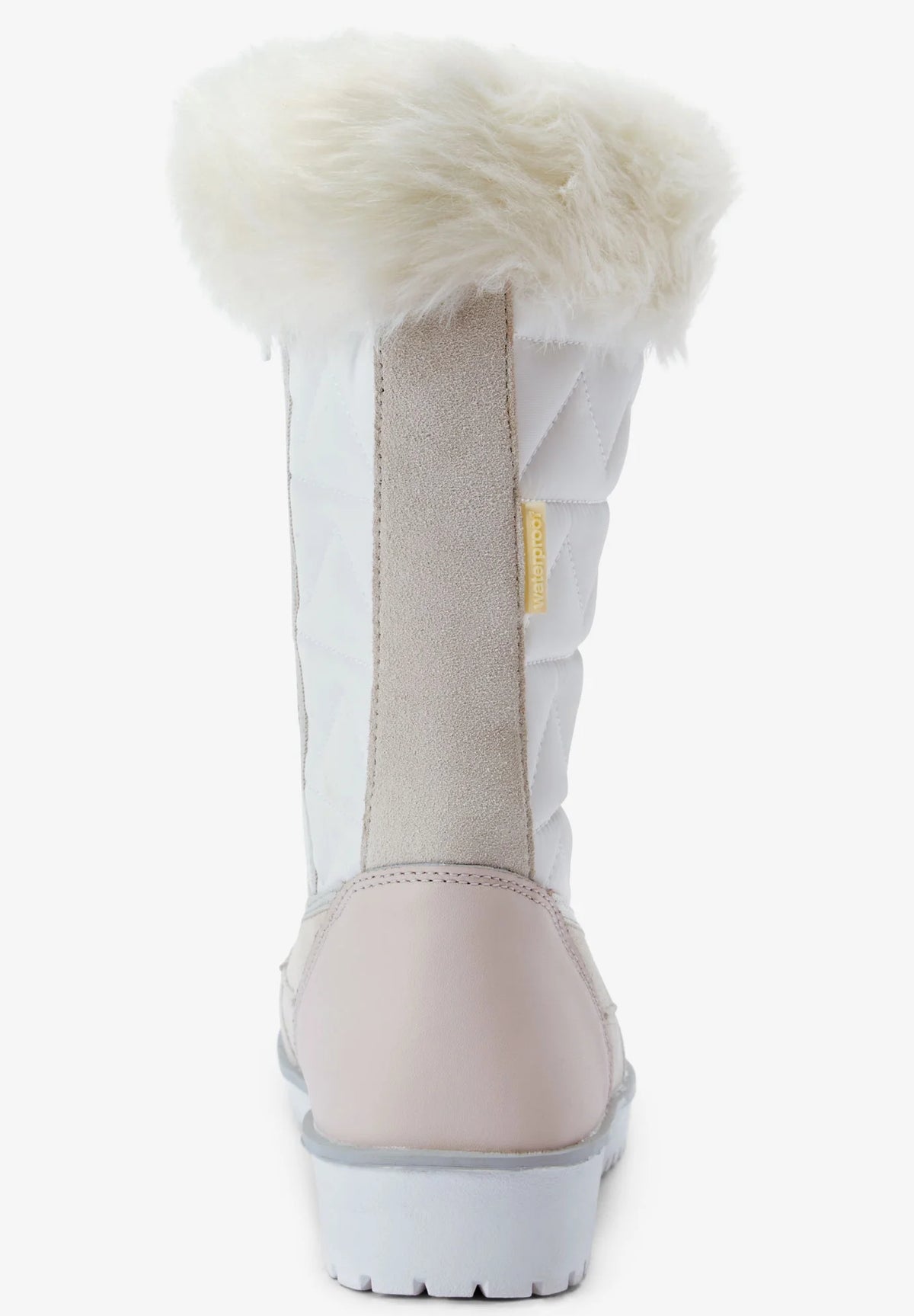 Tan Beige Waterproof Fleece Lining Winter Snow Boots N211