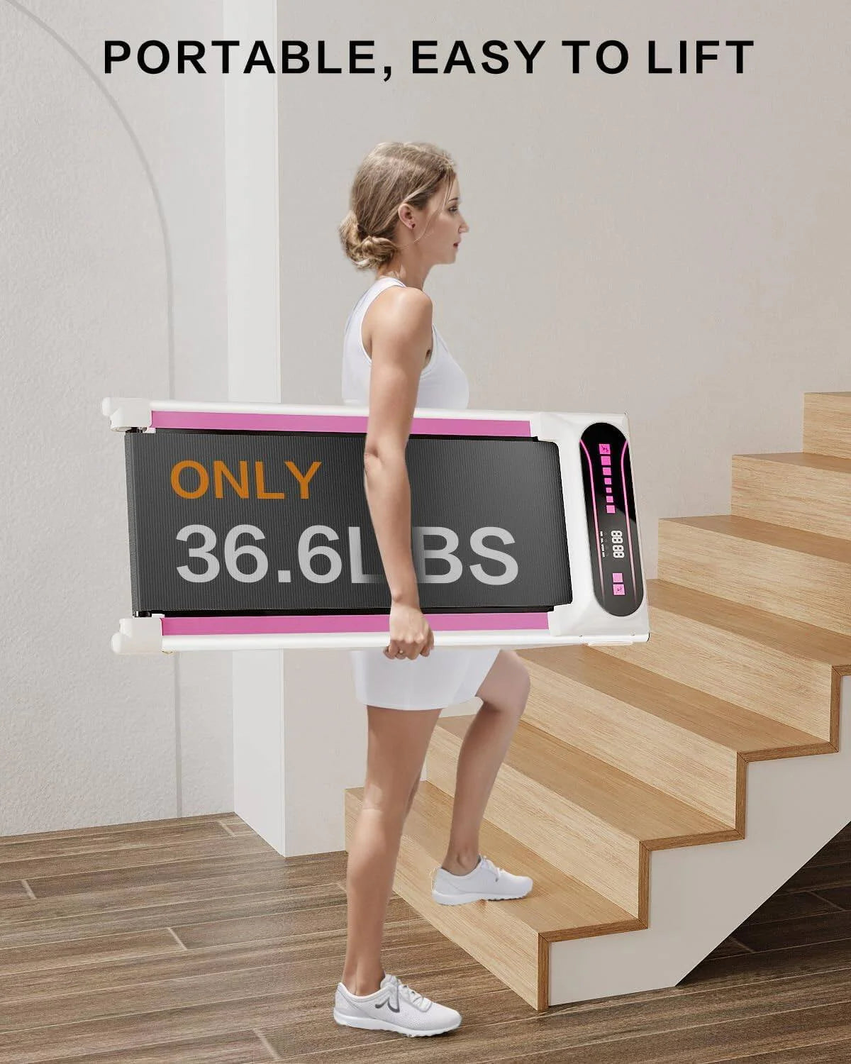 2.5HP Under Desk Treadmill with LED Display L952241
