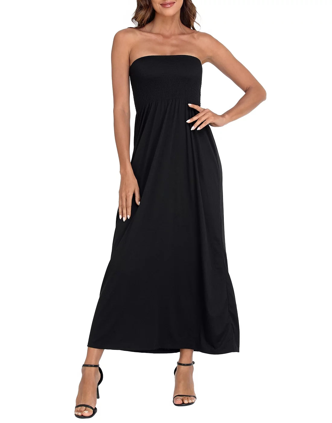 Strapless Maxi Dress C8973