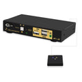4 Port HDMI 2.0 USB 3.0 KVM Switch with Cables L446