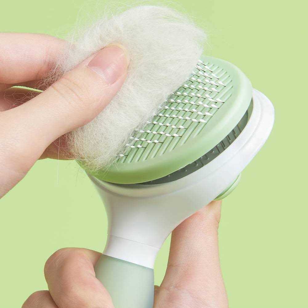 Cream Pet Grooming Brush N449
