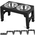 Elevated Dog Bowls with 2 Stainless Steel Bowls T4520