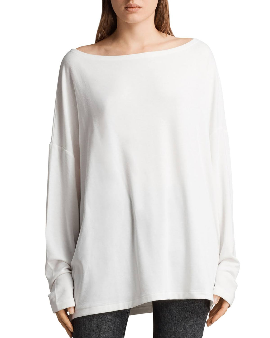 Oversized Tee Chalk White J460