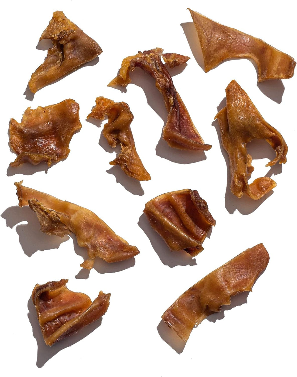 Pig Ears Slivers (1lb) Natural Dog Chews Pork Dog Treats K709553