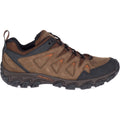 Men's Pulsate Leather Shoes, Size 12, Dark Earth H5075