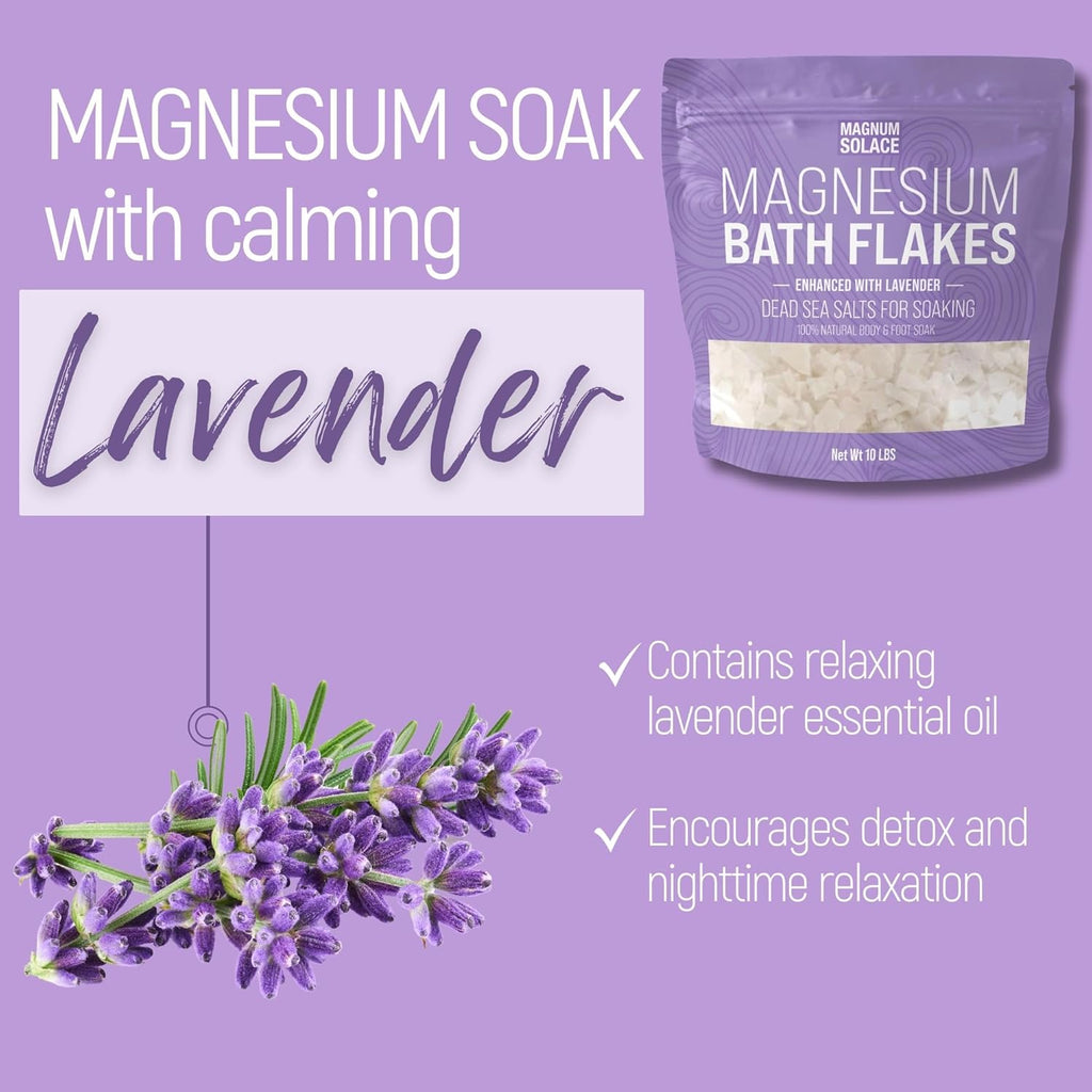 Magnesium Bath Flakes - Dead Sea Salt – 3 Pound A744
