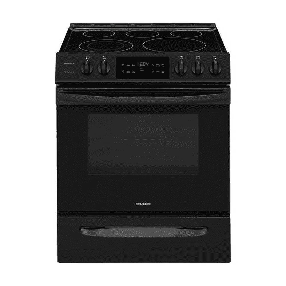 Black 30 in Freestanding Range with Self-Cleaning D65102