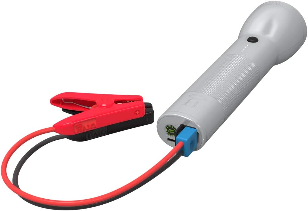 Rechargeable Lithium LED Flashlight with Car Jump Starter and Phone Charger K342428