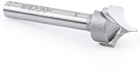 Carbide Tipped Roundover Cutting 19/64 Radius x 19/32 Dia x 1/2, Pack of 2 F516112