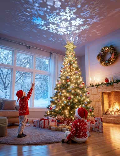 Christmas Tree Topper Lighted Silver Snowflake G28786