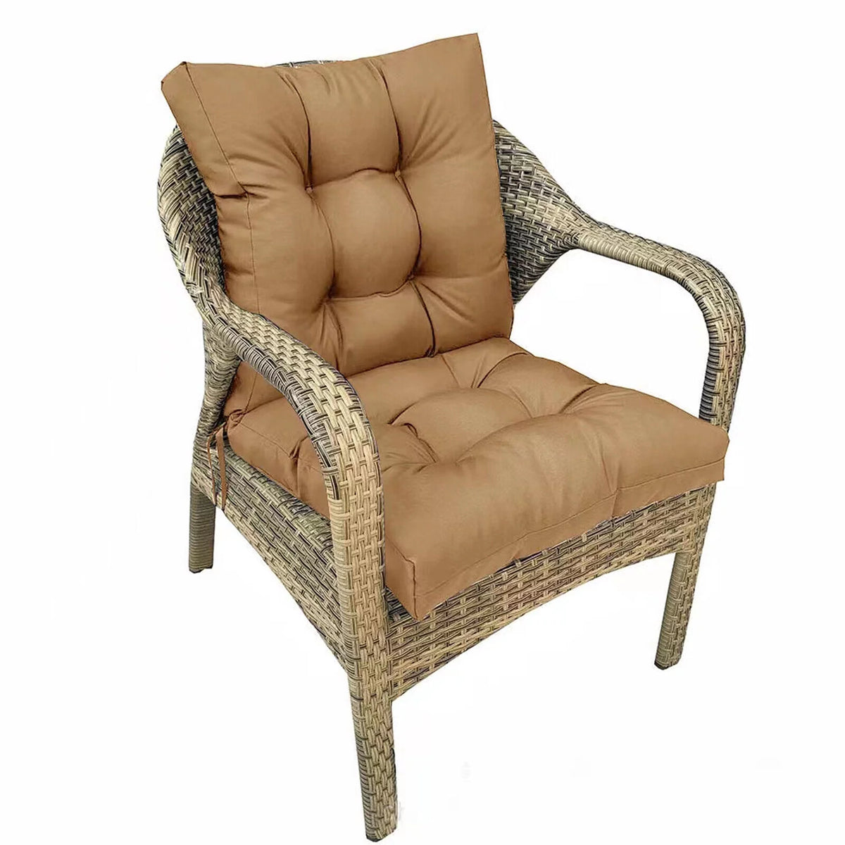 Light Brown Outdoor Seat Cushion D816293
