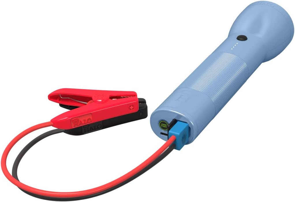 Rechargeable Lithium LED Flashlight with Car Jump Starter and Phone Charger K342428