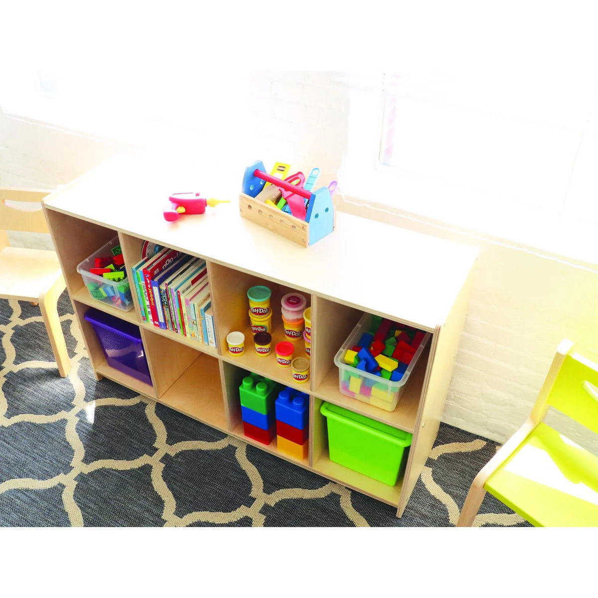 8 Cubby Childrens Storage Furniture S55719
