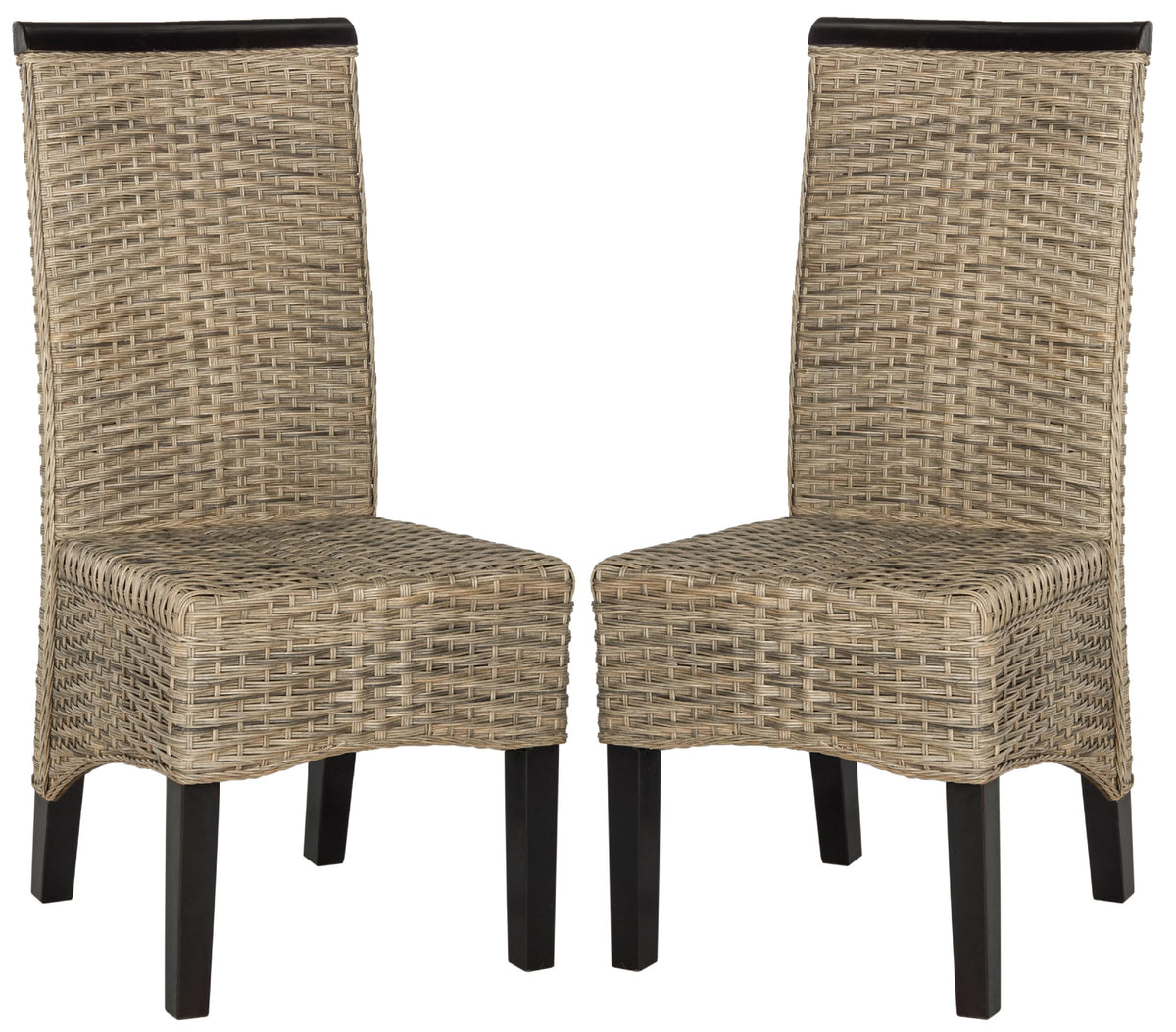 Wicker Dining Chair, Set of 2 D93352