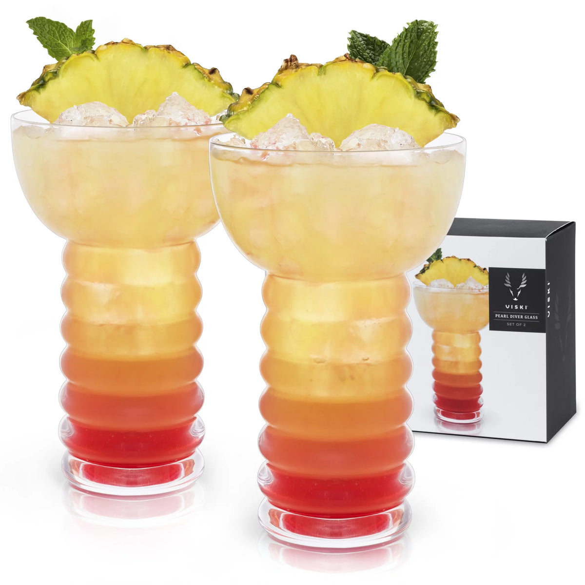 Crystal Tiki Cocktail Glasses J889118