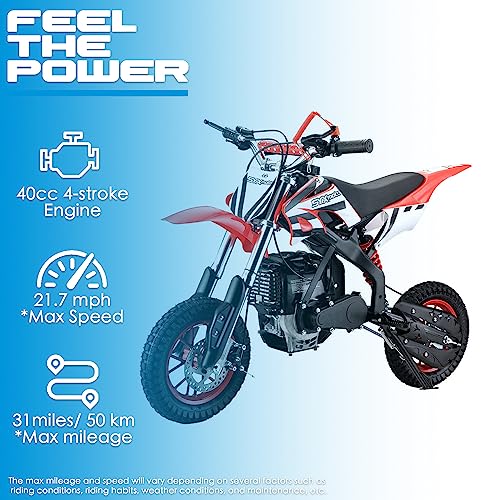 4-Stroke 40cc Mini Dirt Bike (White) Z21662