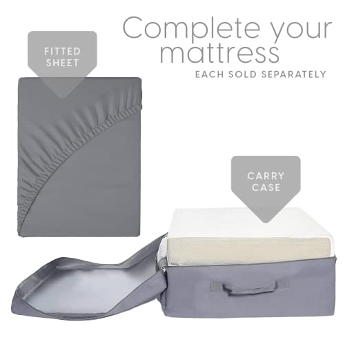 Cot Size Memory Foam Folding Mattress with Washable Cover A1145