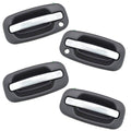 Chrome Black Exterior Door Handle Set for Pickup Truck B588824
