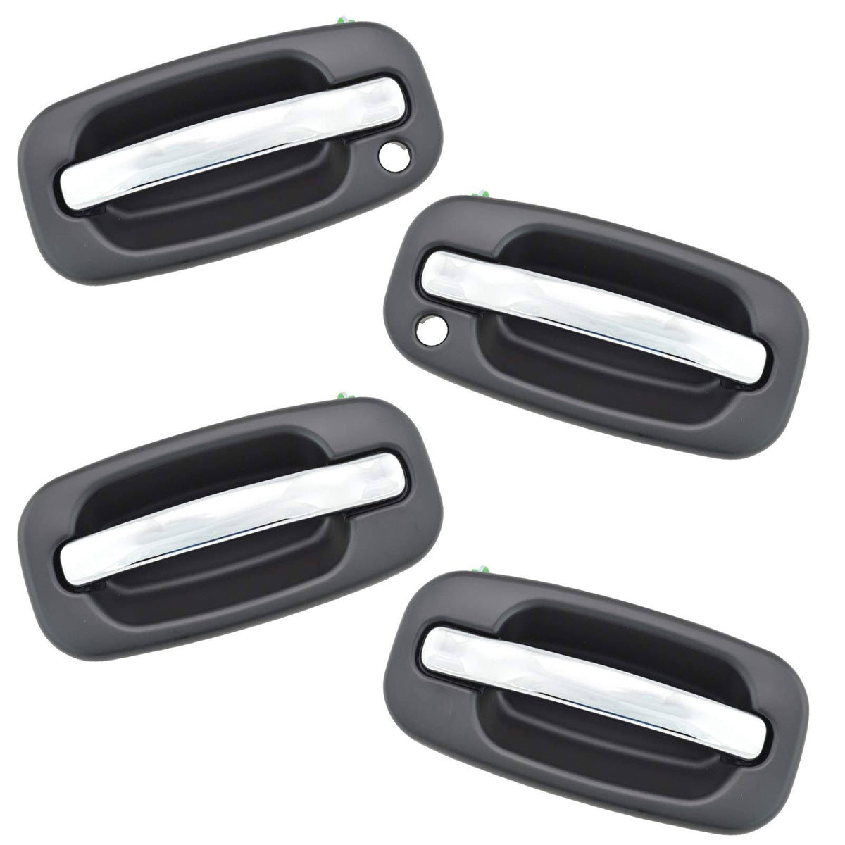 Chrome Black Exterior Door Handle Set for Pickup Truck B588824