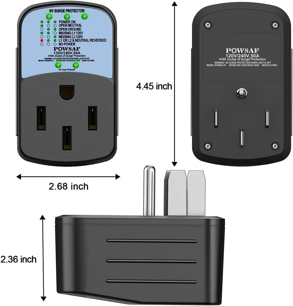 50 Amp RV Surge Protector H5508
