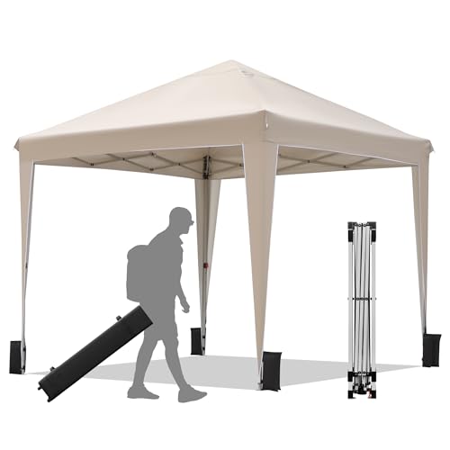 Silver-Coated White Pop Up Canopy Tent T70248