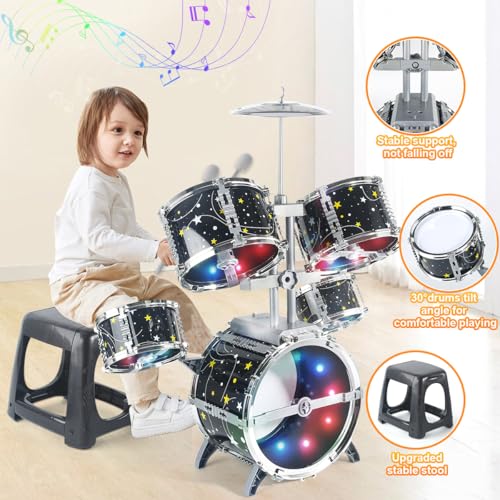 Upgraded Jazz Drum Set for Toddlers X787