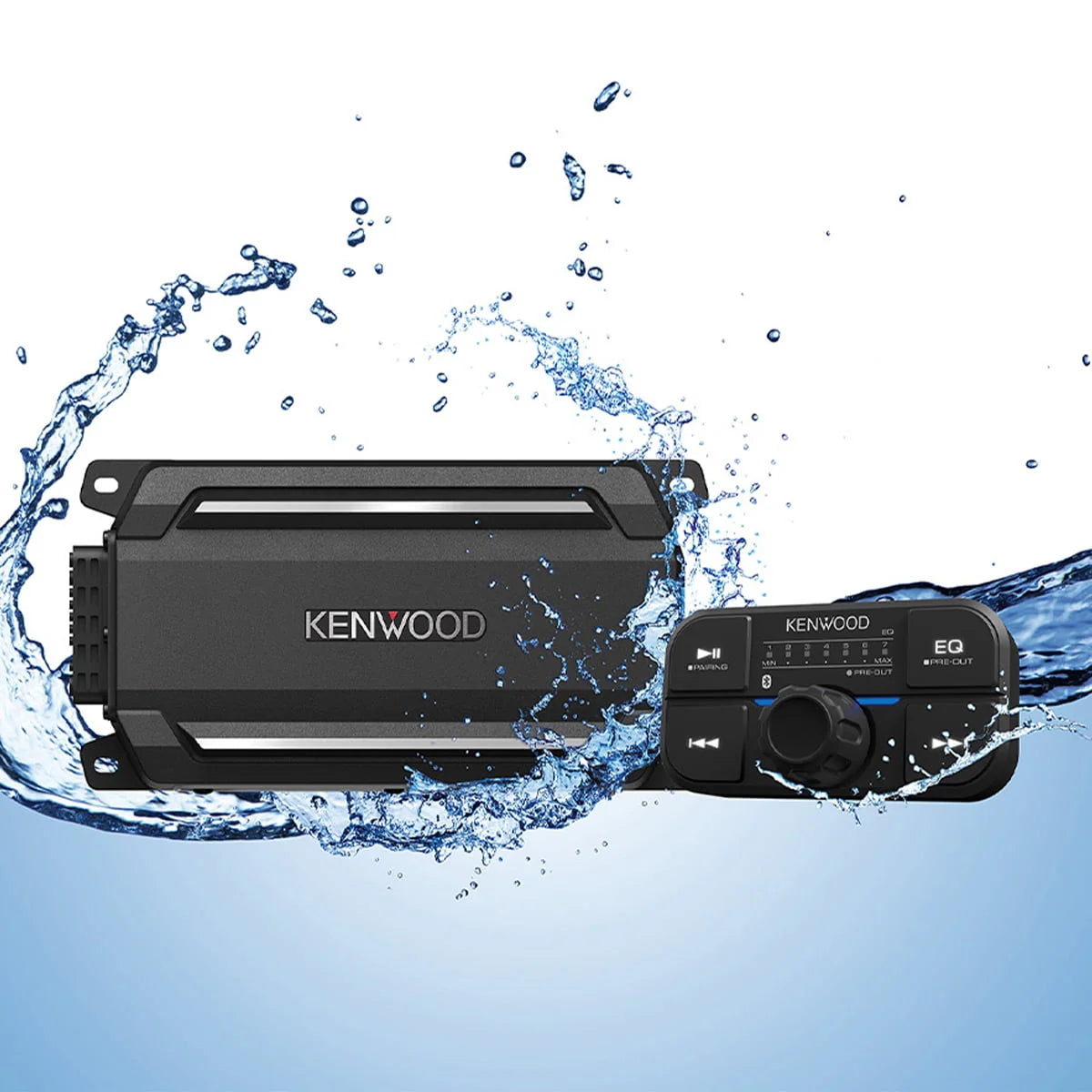 Compact 4-Channel Bluetooth Marine & Motorsport Amplifier C724837