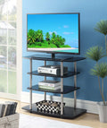 Black Highboy TV Stand Z293