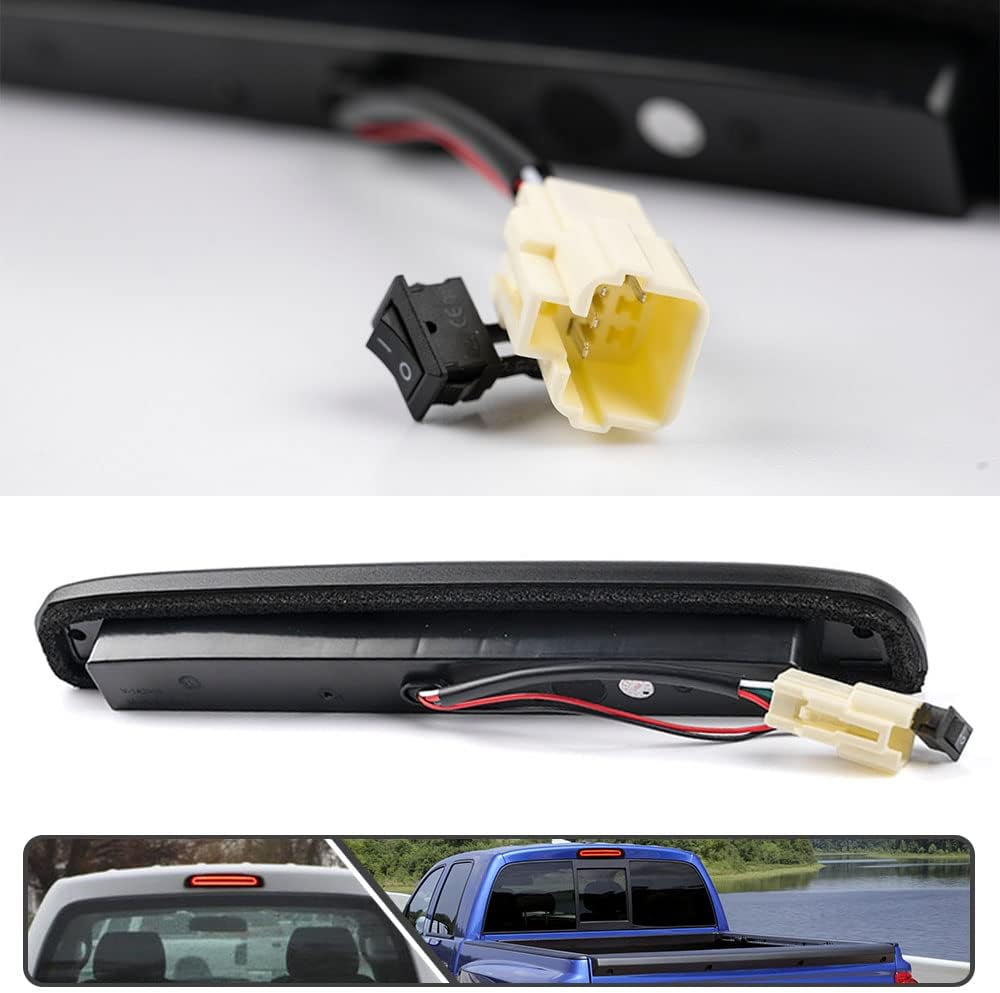 Red/white LED 3rd Brake Light with Strobe Feature E886596
