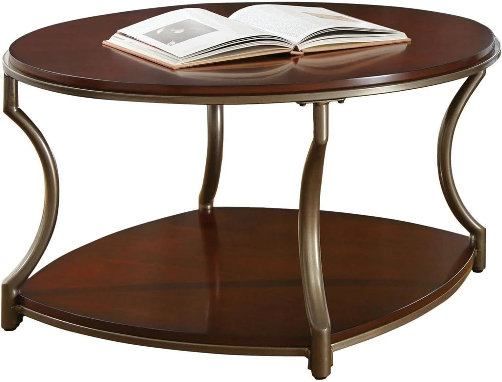 Cherry Tops Merlot Finish Cocktail Table L7566