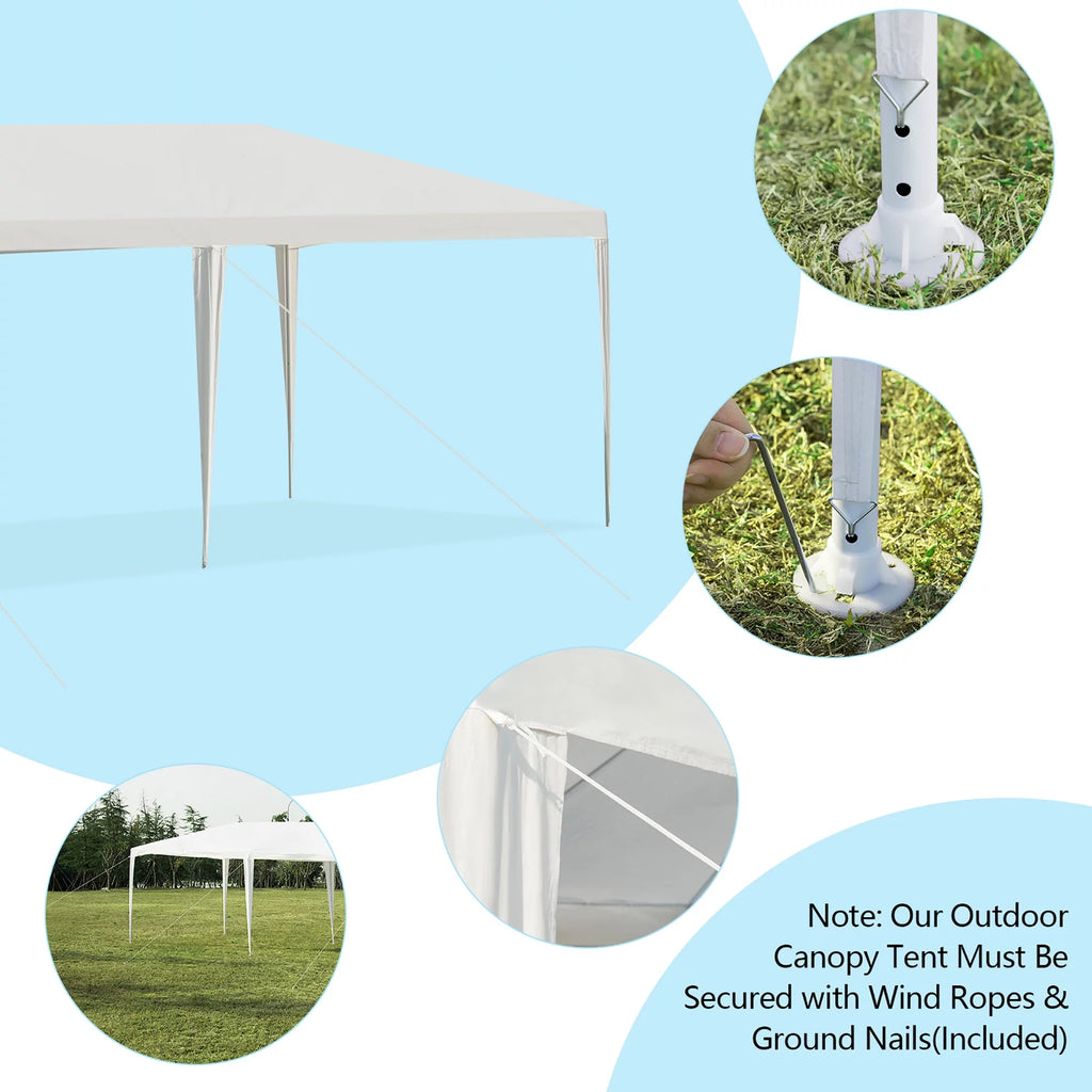 10'x20' Canopy Tent with 4 Sidewalls and Carry Bag I115296
