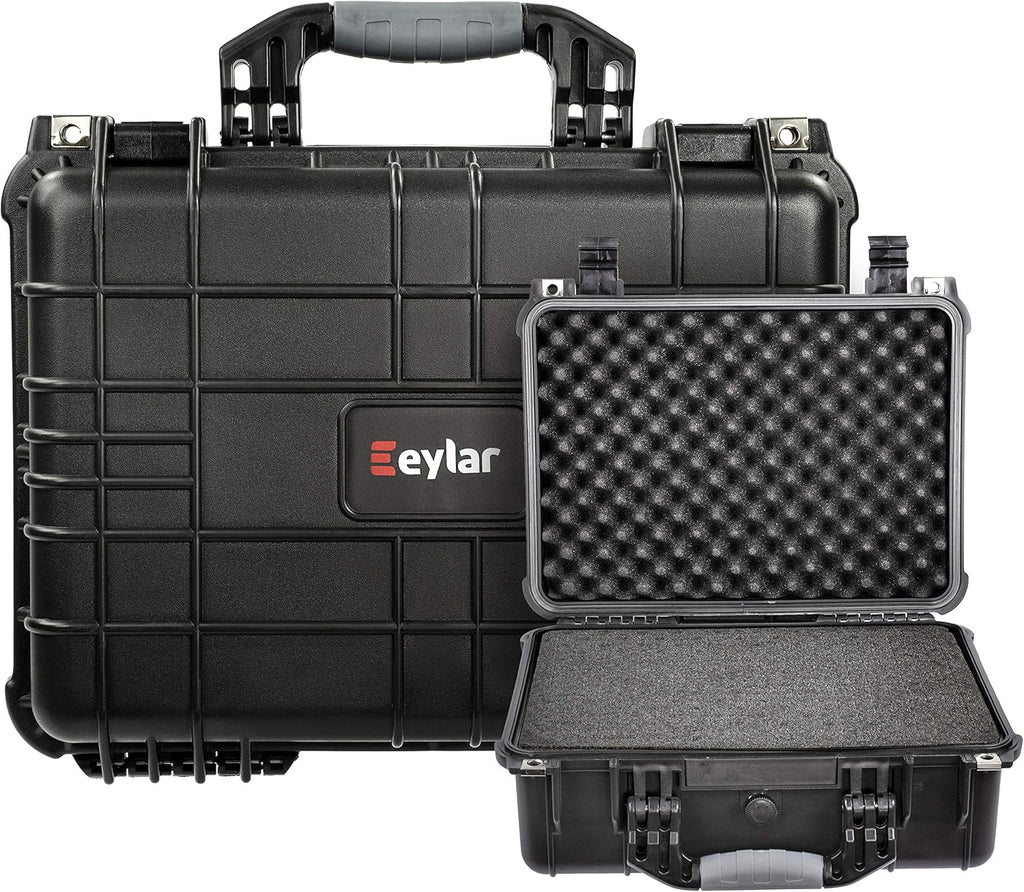 Black Hard Camera Case with Foam, Pack of 2 L6650