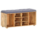 Solid Mango Wood Hall Bench S4431