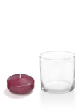 Set of 36 Floating Candles & Glass Holder B733